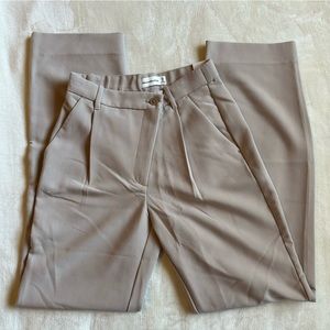 Tailored Relaxed Straight Pants